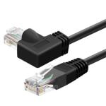 CE-Link Cat6 UDP RJ45 Cable Right angle to RJ45 1 Meter