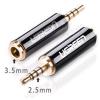 UGREEN 2.5mm Male to 3.5mm Female Stereo Mic Audio Earphone Jack Adapter Converter UGREEN 2.5mm Male to 3.5mm Female Stereo Mic Audio Earphone Jack Adapter Converter