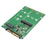 M.2 B-Key NGFF SSD & Msata SSD to SATA 3 Convertor Card Board Adapter
