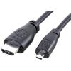 Raspberry Pi Official 1M Black Cable Micro-HDMI to Standard HDMI (type A) for Raspberry Pi 4 Model B Raspberry Pi Official 1M Black Cable Micro-HDMI to Standard HDMI (type A) for Raspberry Pi 4 Model B