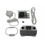 Raspberry Pi 4 Model B 8GB Home Use 4K KODI Media Player Kit Pack White Edition, Supports Dual Monitors, Home Entertainment Center Includes Software and Add-on Plugins Install Guide