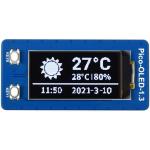 Raspberry Pi Display 1.3inch OLED Module for Raspberry Pi Pico, 64x128, SPI/I2C