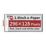 Raspberry Pi Display 2.9inch E-Paper / E-Ink Module (B) for Raspberry Pi Pico, 296 x 128, Red / Black / White, SPI