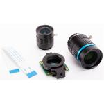 Raspberry Pi HQ Camera Official Camera Bundle Pack with 2 Lenses Includes 16mm Telephoto Lens and 6mm Wide Angle Lens