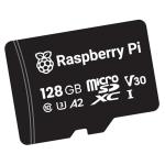 Raspberry Pi Official A2 - Class UltraSD Card 128GB Pre-Program with Raspbian Bookworm 2024-11-05