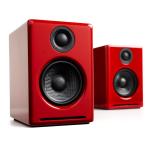 AUDIOENGINE 2+ Wireless Desktop Speakers - Gloss Red