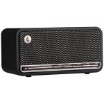 Edifier MP230 20W Portable Tabletop Bluetooth Stereo Speaker - Retro Black Premium Wooden Finish - Bluetooth + 3.5mm + SD Card + USB-C Inputs - Up to 10 Hours Playback