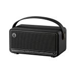 Edifier MP330 40W Portable Tabletop Bluetooth 6.0 Stereo Speaker - Retro Black Premium Wooden Finish - Quality Sound with Punchy Bass - Hi-Res Audio certified - Easy-carry handle - Bluetooth 6.0 + USB-C + Micro SD inputs - Up to 19hrs playt