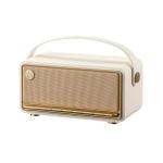 Edifier MP330 40W Portable Tabletop Bluetooth 6.0 Stereo Speaker - Ivory Premium Wooden Finish - Quality Sound with Punchy Bass - Hi-Res Audio certified - Easy-carry handle - Bluetooth 6.0 + USB-C + Micro SD inputs - Up to 19hrs playtime
