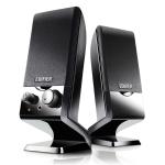 Edifier M1250 USB Multimedia 2.0 PC Speakers - USB powered with 3.5mm AUX input - 1.2W RMS - Compact Design