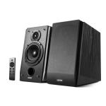 Edifier R1855DB 70W Powered Bookshelf Speaker System with Bluetooth - Matte Black - 2x RCA + Optical + Coax inputs, Subwoofer output, wireless remote included