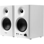 Edifier MR4 4" 2-Way Powered Near Field Studio Monitor Speakers - White - 42W - 60Hz-20kHz - Balanced TRS + unbalanced RCA & 3.5mm AUX inputs