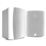 KEF VENTURA6W 6.5" Weatherproof Outdoor Speaker - White (Pair) 2-Way Sealed Box - IP65 Rated - Stainless Steel / Brass Hardware - 1x 160mm LF - 1x 25mm HF Drivers