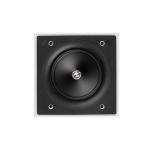 KEF CI160.2CS Ultra Thin Bezel 6.5" Square In-Wall Speaker - (Sold as Each) 160mm Uni-Q Driver with 16mm Aluminium Dome Tweeter with Tangerine Waveguide - Magnetic Grille - IQ64 Rated