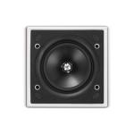 KEF CI130QS Square In-Wall Speaker 130mm (5.25") Uni-Q Driver - Ultra-Thin Bezel - 16mm (0.6") Aluminium Dome Tweeter with "Tangerine" Waveguide
