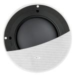 KEF Ultra Thin Bezel 8" Round In-Ceiling Subwoofer - (Sold as Each) Ultra Thin 59mm Mounting Depth - Can be Used as a Mono or Stereo Subwoofer - Paintable Grill - Cut out 240mm
