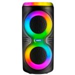 Laser SP-RG40BK-287 RGB Party Speaker with Microphone Jack 40cm -Black