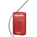 Panasonic RF-P50 Portable FM Radio - Red 3.5mm Headphone Jack - Takes 2x AA batteries (sold separately)