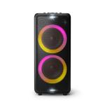 Philips TAX5206 Bluetooth party speaker 160W treble and bass control  14 hours play time Mic and guitar inputs. Karaoke effects