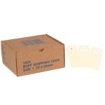 Globe Buff Tags No.1 70x35mm Box 1000
