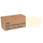Globe Buff Tags No.5 120x60mm Box 1000