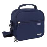 Milan 1918 Series Isothermal 3.5L Food Bag with 3 Lunch Boxes - Navy Blue