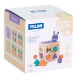 Milan Wooden Educational Toy Rabbit Cube