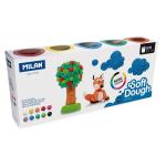 Milan Soft Dough Basic Colours Assorted Pack of 10