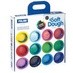Milan Soft Dough Super Colours Assorted Pack of 16