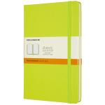 Moleskine QP060C2 Notebook Large Ruled Lemon Green Hard
