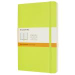 Moleskine QP616C2 Notebook Large Ruled Lemon Green Soft