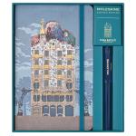 Moleskine SEBOXL6865CBATLLO LE Notebook Large + Cahier NB Large + Kaweco Rollerball PenCasa Batllo