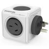 ALLOCACOC PowerCube 2 Outlet Original USB Surge Protector with 2x USB Ports - Grey ALLOCACOC PowerCube 2 Outlet Original USB Surge Protector with 2x USB Ports - Grey