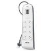 Belkin 8 Outlet Surge Protection Strip with 2x USB-A 2.4A Charging Ports