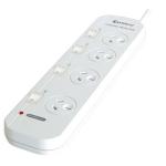 Sansai PAD-054SW 4 Ways Powerboard, With Individual Switch & Extra Space