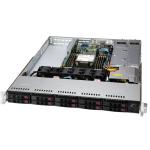 Supermicro 110P-WTR Barebone, 1U, 1x LGA4189, 8 DIMM, 10x 2.5" Hot-Swap w/ 4x Hybrid NVMe, 2x 10G RJ-45, 3x PCIe 4.0 x16, 1x PCIe 3.0 M.2 2280/22110, 2x 750W Redundant Power Supplies