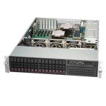 Supermicro 221P-C9RT Barebone, 2U, 2x LGA4677, 16 DIMM, 16x 2.5" Hot-Swap, 2x 10G RJ-45, Broadcom 3908 HW RAID (8 Ports), 2x 1200W Redundant Power Supplies