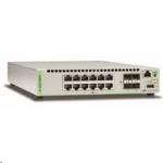 Allied Telesis AT-XS916MXT Stackable L2 Switch, 12 Port 10G RJ-45, 4 Port SFP+ 10G Uplink Ports, Half 1U Rackable
