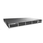 Cisco Catalyst WS-C3850-48P-L, 48-Port Gigabit Stackable LAN Base Layer 2 Managed Unified Access PoE Switch with 48x PoE+ (Max 435W with 1x 715W PSU), 1 Network module slot