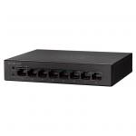 Cisco 110 Series Unmanaged Switch, PoE, 8 Ports 10/100 RJ-45 (4 Ports PoE, Max 32W), Desktop, Limited Lifetime Warranty