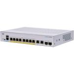 Cisco Business 250 Series Smart Switch 8-port GE, Partial PoE, Ext PS, 2x1G Combo