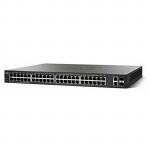 Cisco 220 Series Smart Plus Managed Switch, PoE+, 48 Ports GbE RJ-45 (48 Ports PoE+, Max 375W), 2 Ports GbE Combo RJ-45 or SFP, Limited Lifetime Warranty