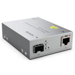 AMDEX CTS 1GBase-X SFP to 10/100/1000 Base-T Rugged Media Converter. Operating Temperature -40°Cto75°C (Environmental).  Optional Slim Mount &  Power Supply Not Included.