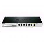 D-Link DXS-1210-12SC 12 Ports 10-Gigabit WebSmart Managed Switch, 12 x 10G SFP+, 2 x 10G RJ45 Combo Ports