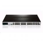 D-Link DGS-3620-28TC 28-Port Gigabit xStack Layer 3+ Managed Stackable Switch with 24 UTP (4 Combo SFP) and 4 10 GbE SFP+ Ports