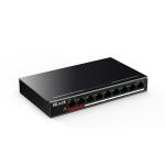 HiLook NS-0109P-58 8-Port 10/100M Unmanaged PoE Switch, 8-Port 802.3af PoE (Max 58W) EXTEND mode support up to 250m/10M long distance transmission