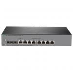 HP OfficeConnect 1920S 8G, Web Managed Ethernet Switch, 8 Port RJ-45 GbE, Lifetime Warranty