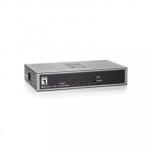 LevelOne GEU-0521 10/100/1000 Mbps (Gigabit) 5-Port Desktop Sized Ethernet Switch, Metal Chassis, 4