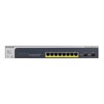 NETGEAR 10-Port PoE Gigabit Ethernet Smart Switch (GS510TPP) - Managed with 8 x PoE+  190W, 2 x 1G SFP, Desktop/Rackmount, and ProSAFE Lifetime Protection
