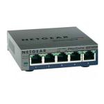 NETGEAR 5-Port Gigabit Ethernet Plus Switch (GS105Ev2) - Desktop, and ProSAFE Limited Lifetime Protection